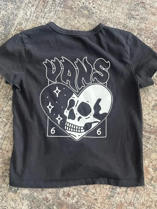 Black vans baby doll Tee - Short Sleeve - Picture 2 of 2